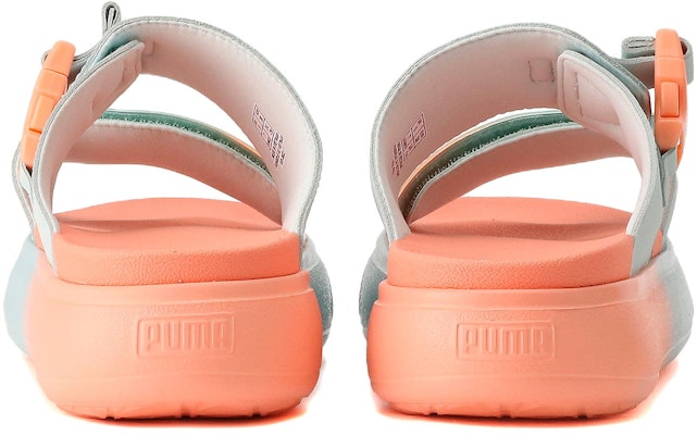 (W) Puma Suede Mayu Slaid 'Kem Musim Panas - Biru Nitro Merah Jambu Peach' 387453-01 Purchase (W) Puma Suede Mayu Slaid 'Kem Musim Panas - Biru Nitro Merah Jambu Peach' 387453-01