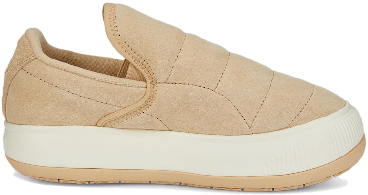 (W) Puma Suede Mayu Slip-On 'Farmstrip Coklat Muda' 386639-02 Order (W) Puma Suede Mayu Slip-On 'Farmstrip Coklat Muda' 386639-02