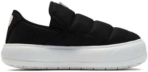 (W) Puma Suede Mayu Slip-On Kanvas 'Hitam Putih' 385595-01 Order (W) Puma Suede Mayu Slip-On Kanvas 'Hitam Putih' 385595-01
