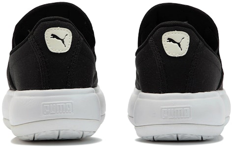 (W) Puma Suede Mayu Slip-On Kanvas 'Hitam Putih' 385595-01 Purchase (W) Puma Suede Mayu Slip-On Kanvas 'Hitam Putih' 385595-01