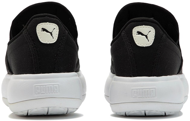 (Women) Puma Suede Mayu Slip-On Canvas 'Black White' 385595-01 Purchase (Women) Puma Suede Mayu Slip-On Canvas 'Black White' 385595-01