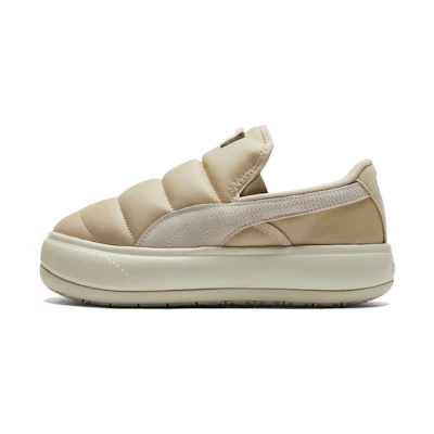 (W) Puma Suede Mayu Slip-on Sneakers Ivory