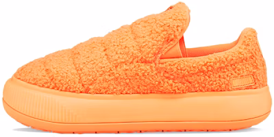 (Women) Puma Suede Mayu Slip-On 'Teddy - Neon Citrus' 384887-04 (Women) Puma Suede Mayu Slip-On 'Teddy - Neon Citrus' 384887-04