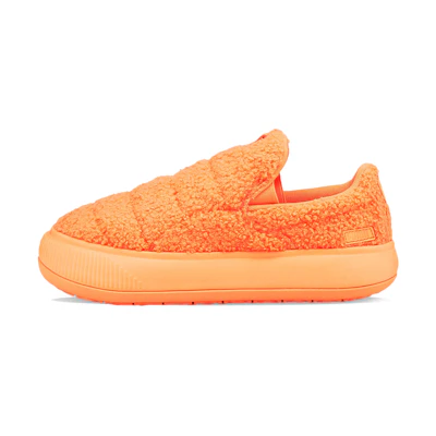 (W) Puma Suede Mayu Slip-On 'Teddy - Neon Citrus'