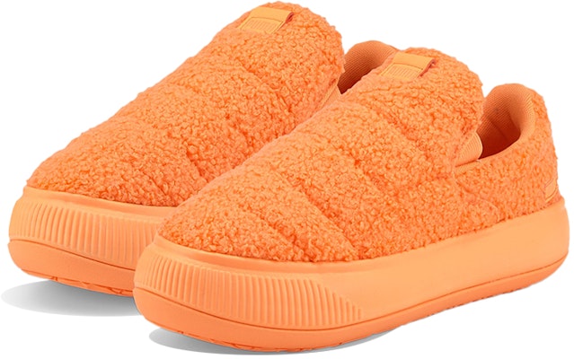 (W) 彪马 Suede Mayu 套脚鞋 '泰迪 - 霓虹柑橘' 384887-04 Lookbook (W) 彪马 Suede Mayu 套脚鞋 '泰迪 - 霓虹柑橘' 384887-04