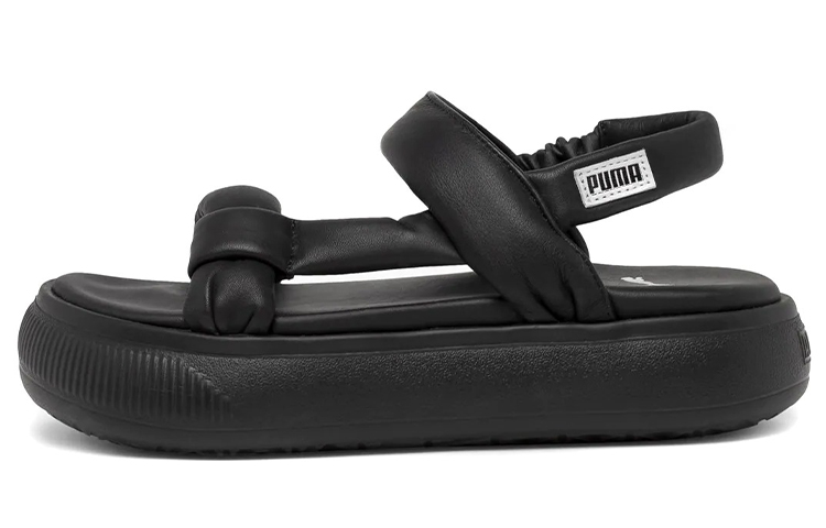 (Women) Puma Suede Mayu Summer Platform Sandal 'Black'  383379-02
