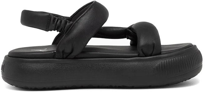 (W) プーマ スウェード マユ サンダル ブラック (Puma Suede Mayu Sandal Black) 383379-02 Order (W) プーマ スウェード マユ サンダル ブラック (Puma Suede Mayu Sandal Black) 383379-02