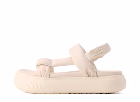 (Women) Puma Suede Mayu Summer Sandal 'Pristine/Warm White' 383379-07 (Women) Puma Suede Mayu Summer Sandal 'Pristine/Warm White' 383379-07