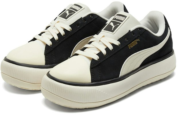 PUMA Suede Mayu TC 休閒 增高 低筒 板鞋 女款 黑色 Shop PUMA Suede Mayu TC 休閒 增高 低筒 板鞋 女款 黑色