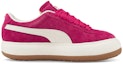 Order (W) Puma Suede Mayu Up 'Merah Wain Krim Putih' 381650-06