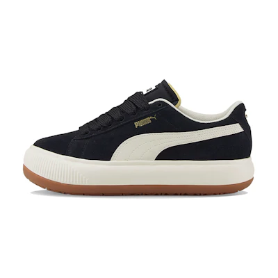 (W) Puma Suede Mayu Up Sneakers Black/White