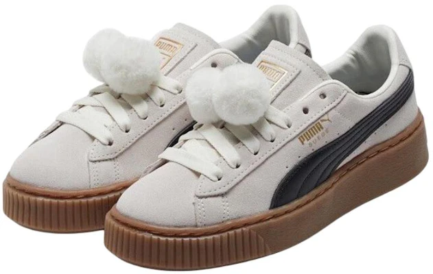 (W) Puma Suede Platform 'Putih Krim' 391902-01 Lookbook (W) Puma Suede Platform 'Putih Krim' 391902-01