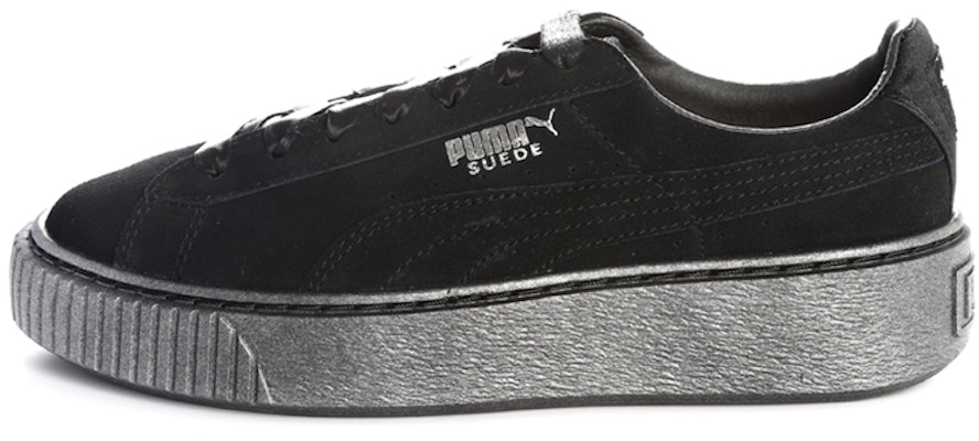 (Women) Puma Suede Platform 'Black' 366106-01 Buy (Women) Puma Suede Platform 'Black' 366106-01