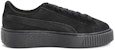 (W) Puma Suede Platform 'Triple Black' Hitam Penuh 366694-02