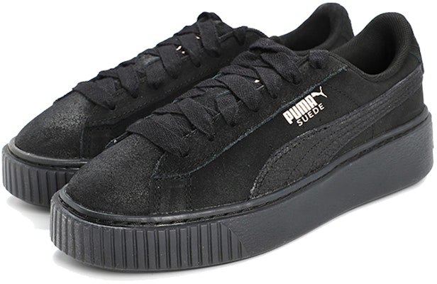 (W) Puma Suede Plataforma 'Triple Black'. 366694-02 Lookbook (W) Puma Suede Plataforma 'Triple Black'. 366694-02