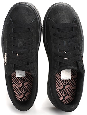 (W) Puma Suede Plataforma 'Triple Black'. 366694-02 Shop (W) Puma Suede Plataforma 'Triple Black'. 366694-02