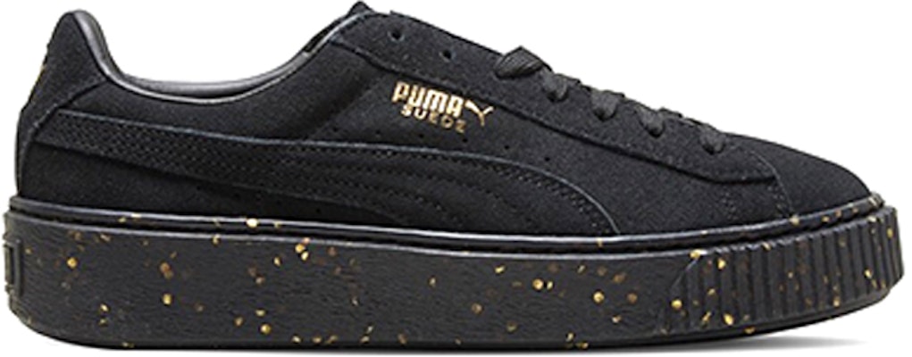 (W) 푸마 스웨이드 플랫폼 블랙/골드 (Puma Suede Platform 블랙/골드) 365621-01 Order (W) 푸마 스웨이드 플랫폼 블랙/골드 (Puma Suede Platform 블랙/골드) 365621-01