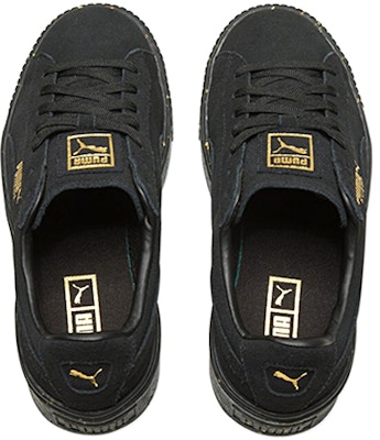 (W) 푸마 스웨이드 플랫폼 블랙/골드 (Puma Suede Platform 블랙/골드) 365621-01 Shop (W) 푸마 스웨이드 플랫폼 블랙/골드 (Puma Suede Platform 블랙/골드) 365621-01