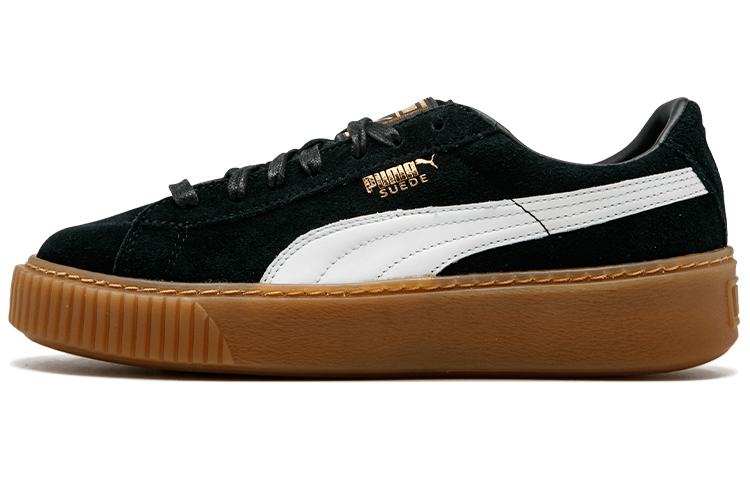 (Women) Puma Suede Platform 'Black Gum'  363559-02