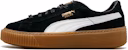 (W) Puma Suede Platform 'Black Gum' Hitam Getah 363559-02