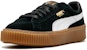 (W) Puma Suede Platform 'Black Gum' Hitam Getah 363559-02
