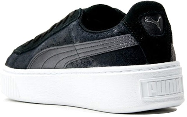 (W) Puma Suede Plataforma Safari 'Negro' 364594-03 Shop (W) Puma Suede Plataforma Safari 'Negro' 364594-03