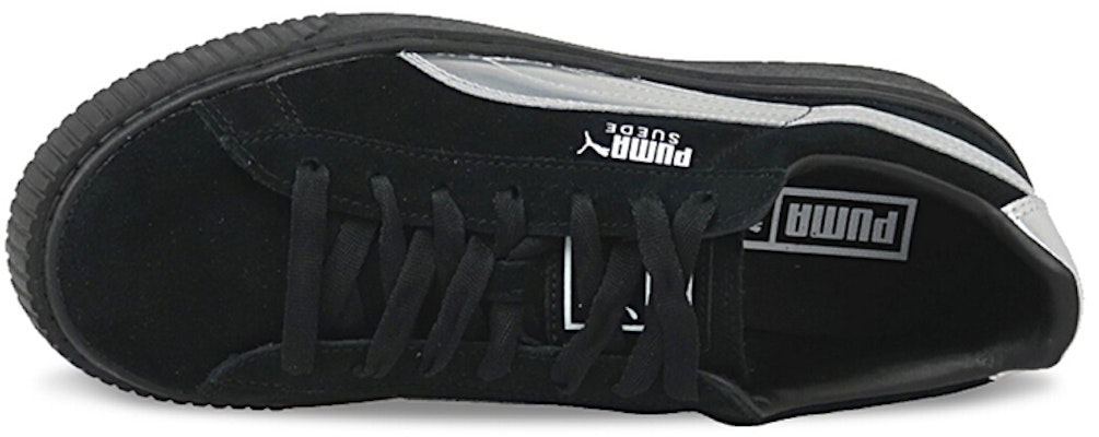 (Women) Puma Suede Platform 'Black/Silver' 363649-01 Purchase (Women) Puma Suede Platform 'Black/Silver' 363649-01