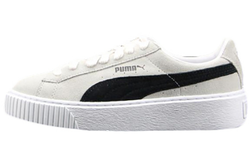 (Women) Puma Suede Platform 'Black White' 362223-06