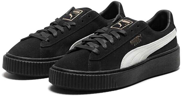 (Women) Puma Suede Skate shoes 'Black White' 364718-03 Lookbook (Women) Puma Suede Skate shoes 'Black White' 364718-03