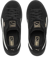 PUMA 絨面布平底 防滑透氣 低筒 板鞋 女款 黑白 Shop PUMA 絨面布平底 防滑透氣 低筒 板鞋 女款 黑白