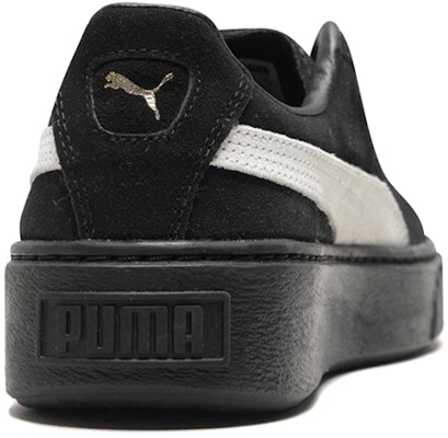 PUMA 絨面布平底 防滑透氣 低筒 板鞋 女款 黑白 Purchase PUMA 絨面布平底 防滑透氣 低筒 板鞋 女款 黑白