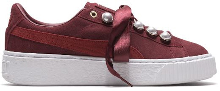 (W) 푸마 스웨이드 플랫폼 블링 '레드' 366688-03 Order (W) 푸마 스웨이드 플랫폼 블링 '레드' 366688-03