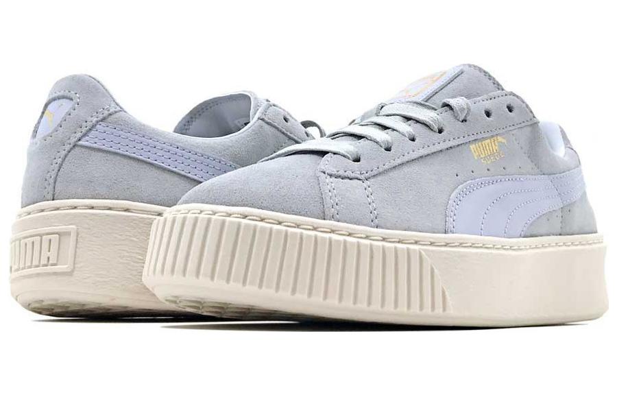 Lookbook FENTY BEAUTY/蕾哈娜 x PUMA Rihanna Fenty 蝴蝶結 防滑 低筒 帆布鞋 女款 藍