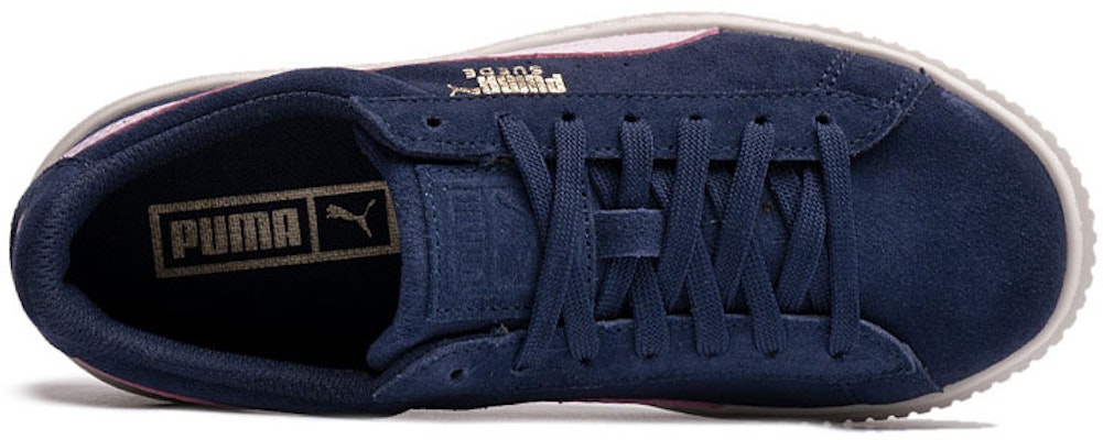 (Preschool) Puma Suede Platform Snp Board Shoes Blue/Pink/White 363906-10 Lookbook (Preschool) Puma Suede Platform Snp Board Shoes Blue/Pink/White 363906-10