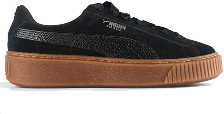 (Women) Puma Suede Platform 'Bubble - Black' 366439-01 Order (Women) Puma Suede Platform 'Bubble - Black' 366439-01