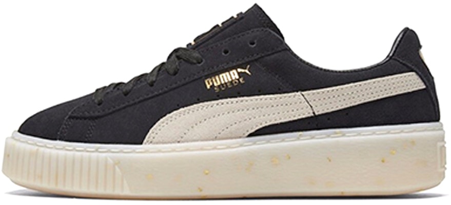 (Women) Puma Suede Platform 'Celebrate - Black Gold' 365621-03 Buy (Women) Puma Suede Platform 'Celebrate - Black Gold' 365621-03