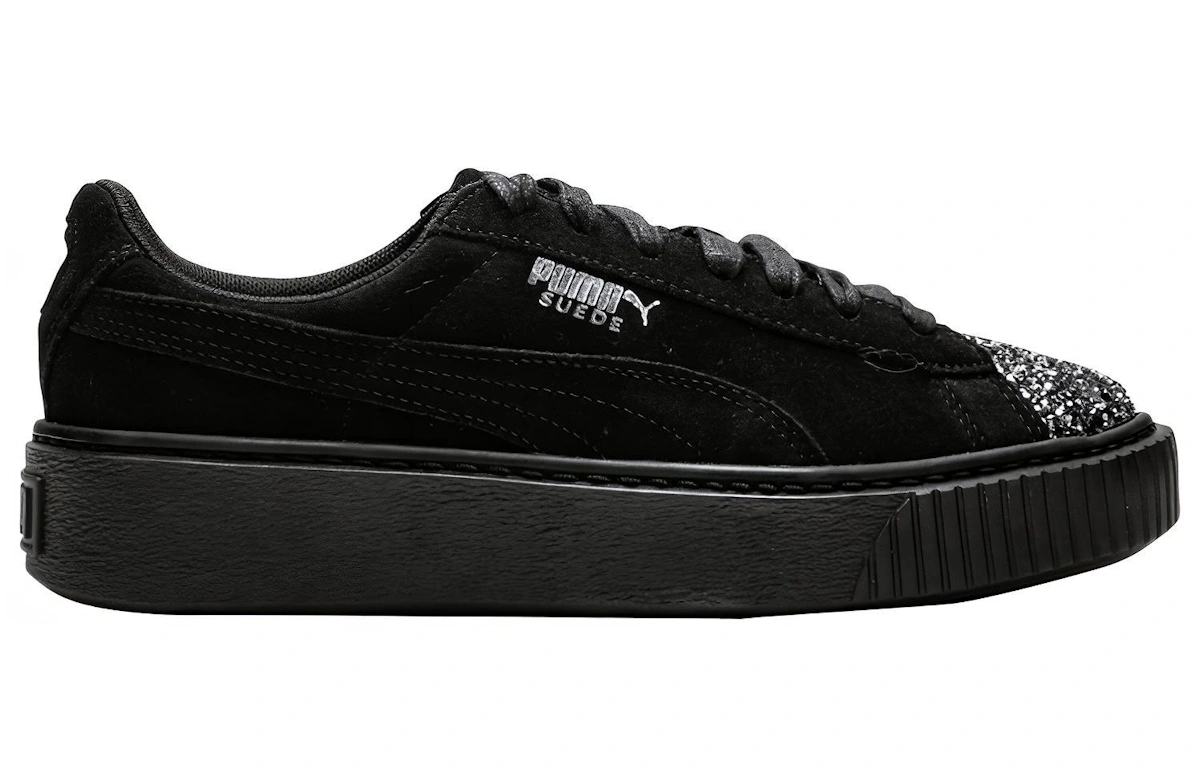 (Women) Puma Suede Platform 'Crushed Gem - Black'