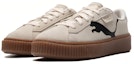 Lookbook (W) Puma Suede Platform 'Cutout - Alpine Snow Black' Putih Hitam 397233-02