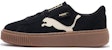 (W) Puma Suede Platform 'Cutout - Hitam Alpine Snow' 397233-01