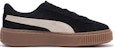 (W) Puma Suede Platform 'Cutout - Hitam Alpine Snow' 397233-01