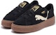 (W) Puma Suede Platform 'Cutout - Hitam Alpine Snow' 397233-01