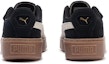 Shop (W) Puma Suede Platform 'Cutout - Hitam Alpine Snow' 397233-01