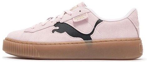 (Women) Puma Suede Platform 'Cutout - Pearl Pink Black' 397233-05 (Women) Puma Suede Platform 'Cutout - Pearl Pink Black' 397233-05