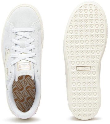 (W) Puma Suede Platform 银色雾霾紫罗兰洞切女子板鞋 397233-03 Details for (W) Puma Suede Platform 银色雾霾紫罗兰洞切女子板鞋 397233-03