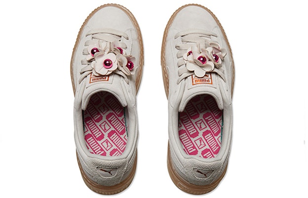 (Women) Puma Platform Flower Tassel 'White' 369181-01 Shop (Women) Puma Platform Flower Tassel 'White' 369181-01