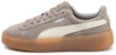 (PS) Kasut Puma Suede Platform Kelabu/Coklat 363906-05