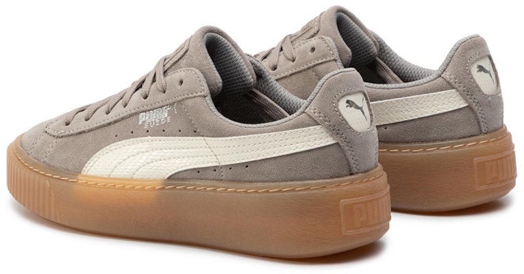 (PS) Zapatillas Puma Suede Platform Gris/Marrón 363906-05 Shop (PS) Zapatillas Puma Suede Platform Gris/Marrón 363906-05