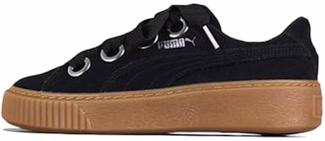 (Women) Puma Platform Kiss Suede 'Black' 366461-01 (Women) Puma Platform Kiss Suede 'Black' 366461-01
