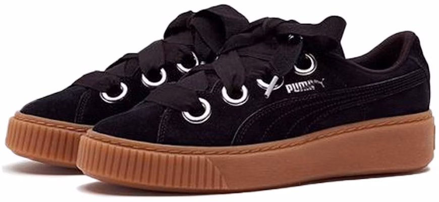 Platform sales kiss suede