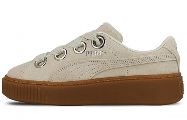 (Women) Puma Platform Kiss Suede 'White' 366461-02 Buy (Women) Puma Platform Kiss Suede 'White' 366461-02